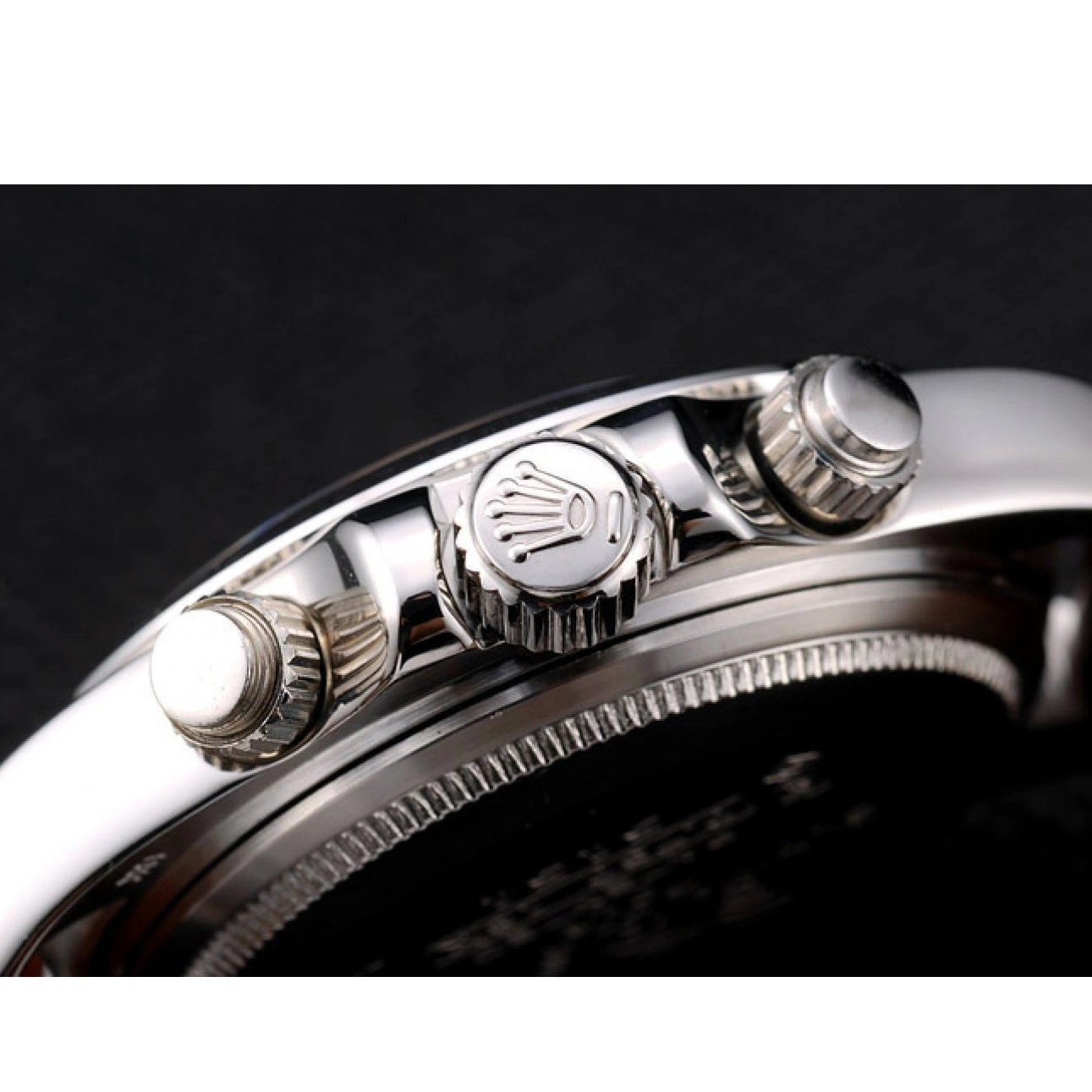 AAA Replica Watches Strap Tachymeter Steel Lady Stainless Daytona Leather Case Brown Rolex White Dial 0704
